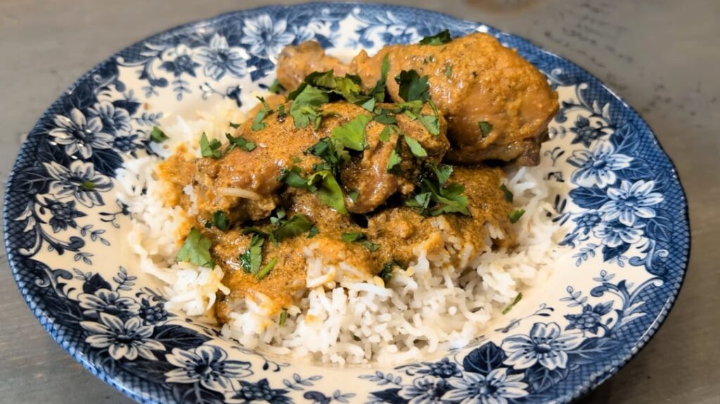 Murg malai also known as creamy chicken