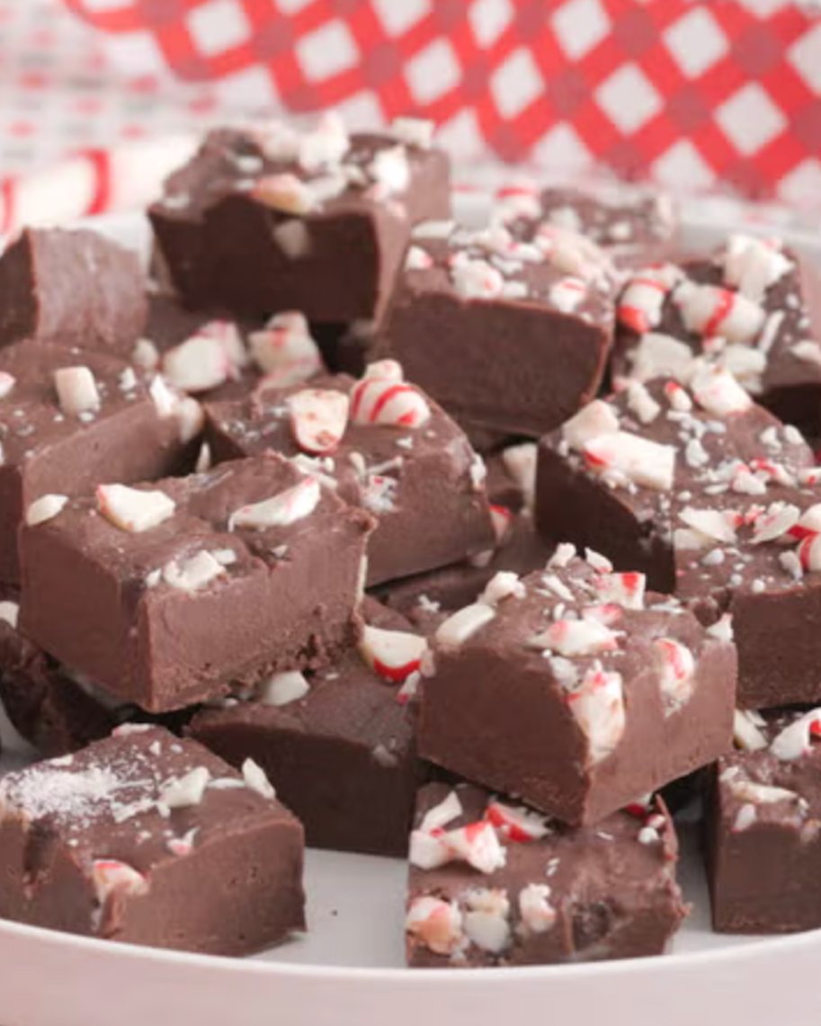 peppermint fudge for easy 3ingredient recipes