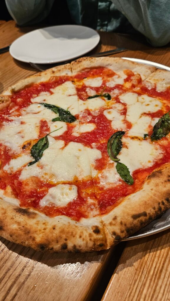 Pizzas and pasta from Eataly