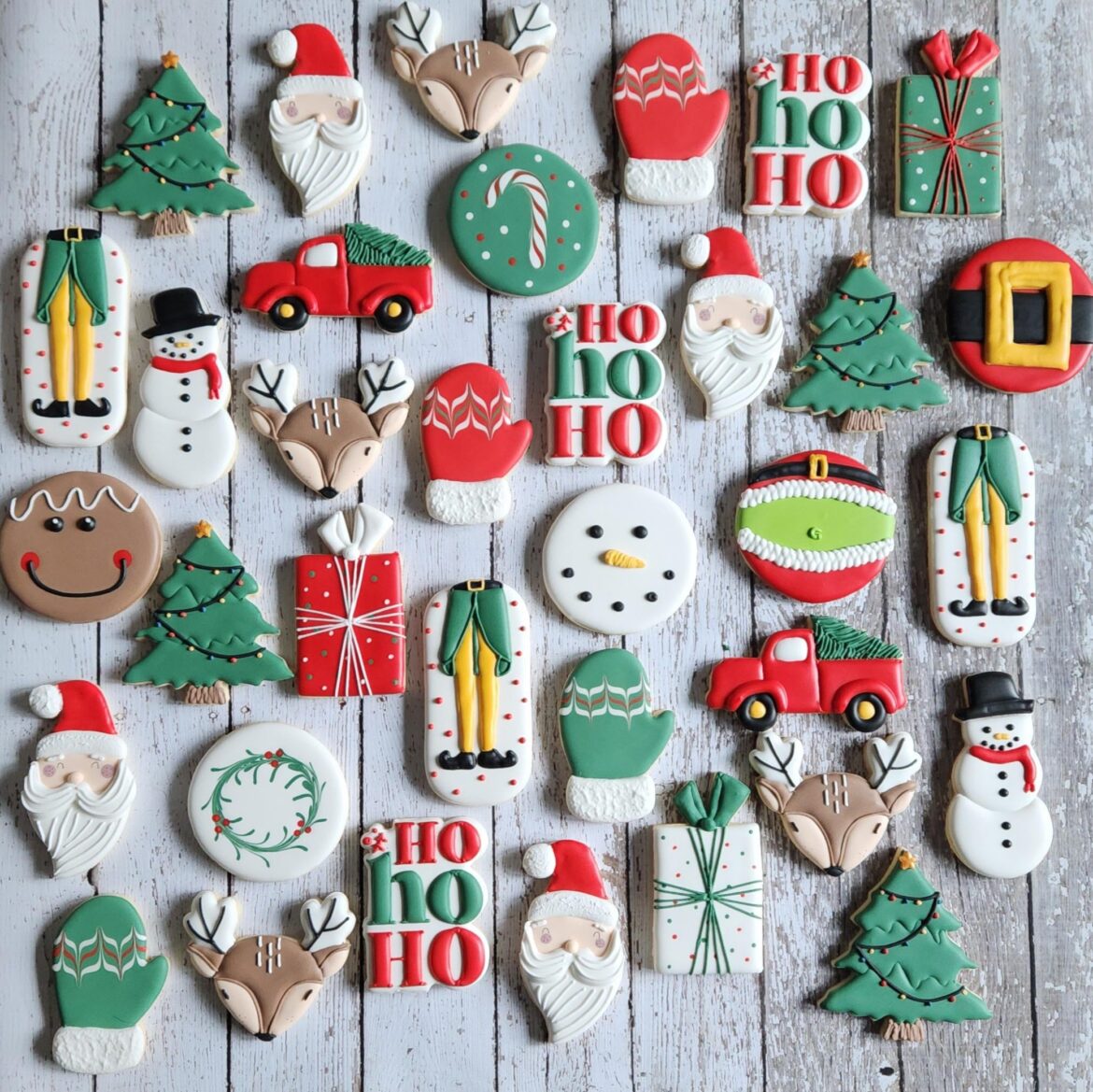 Cookies I made for a Christmas market. I love this time of year!