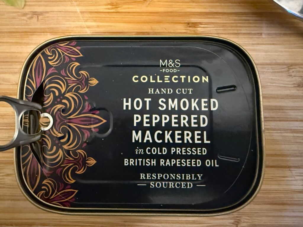 Hot Smoked Peppered Mackerel from M&S