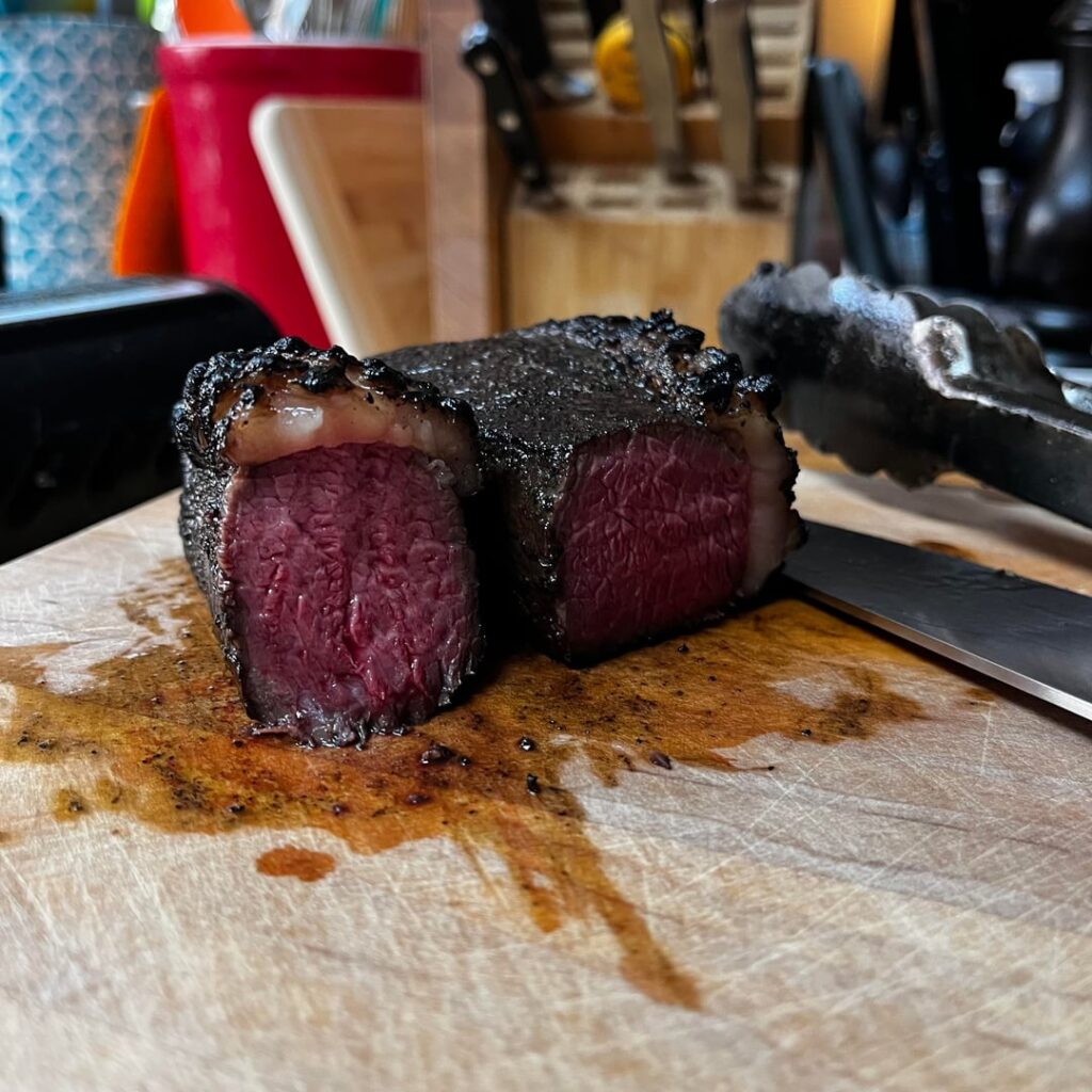 Edge to edge with a charred toothsome crust Edge to edge with a charred toothsome crust