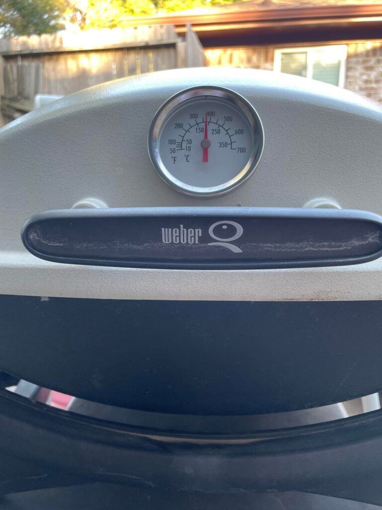 Steaks on the Weber Q