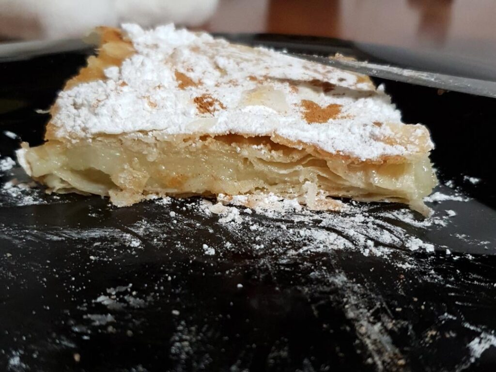 Bougatsa and Pastel de nata
