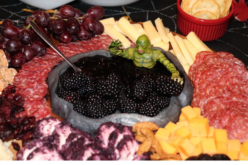 Halloween Board featuring The Creature from the Blackberry Lagoon