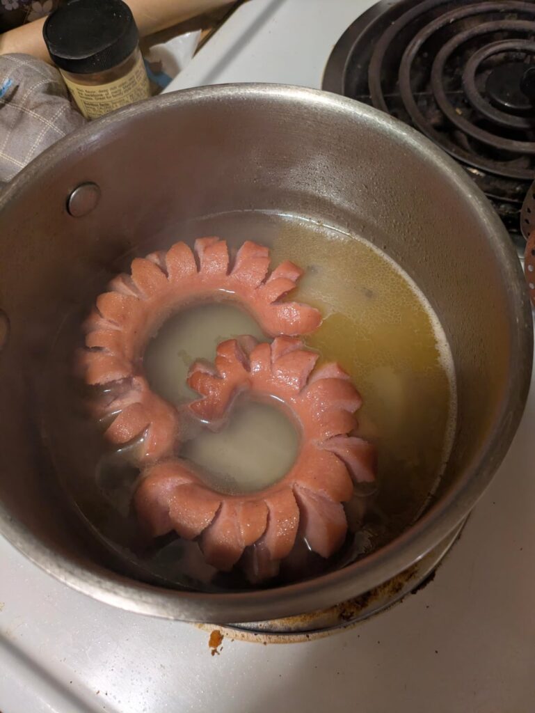 Kid called it 'Blooming Weiners'