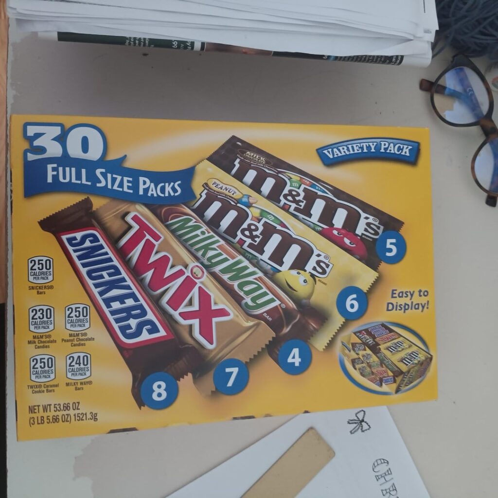 On today's episode of "Shit my family only buys when I'm trying to lock in"