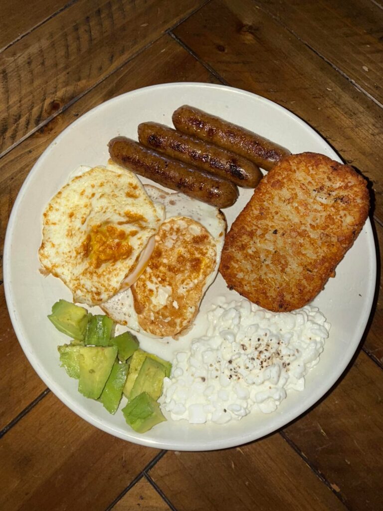 This morning’s plate