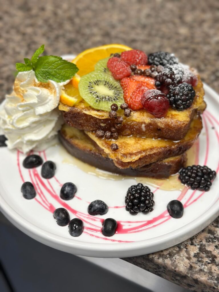 French toast in a small bakery in Camden Town, London. I made it😍