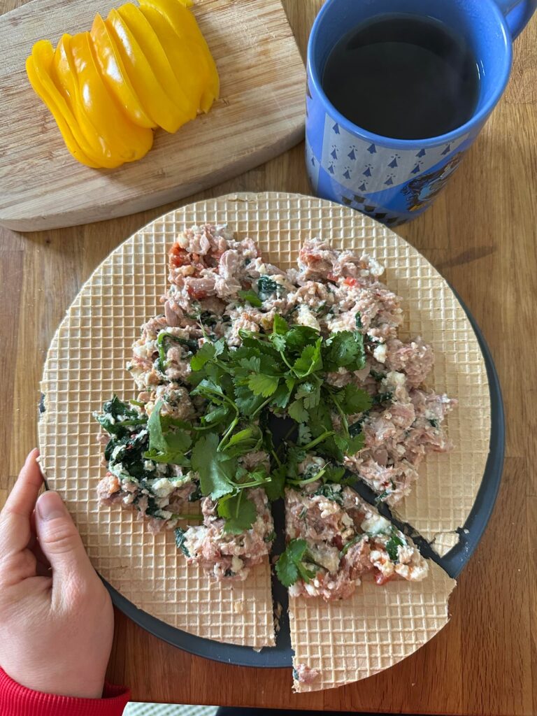 345cal lunch with a cool ingredient