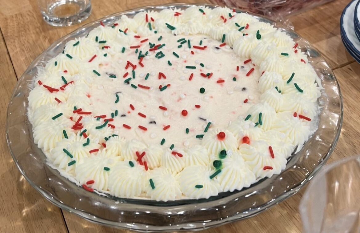 Candy Cane Pie