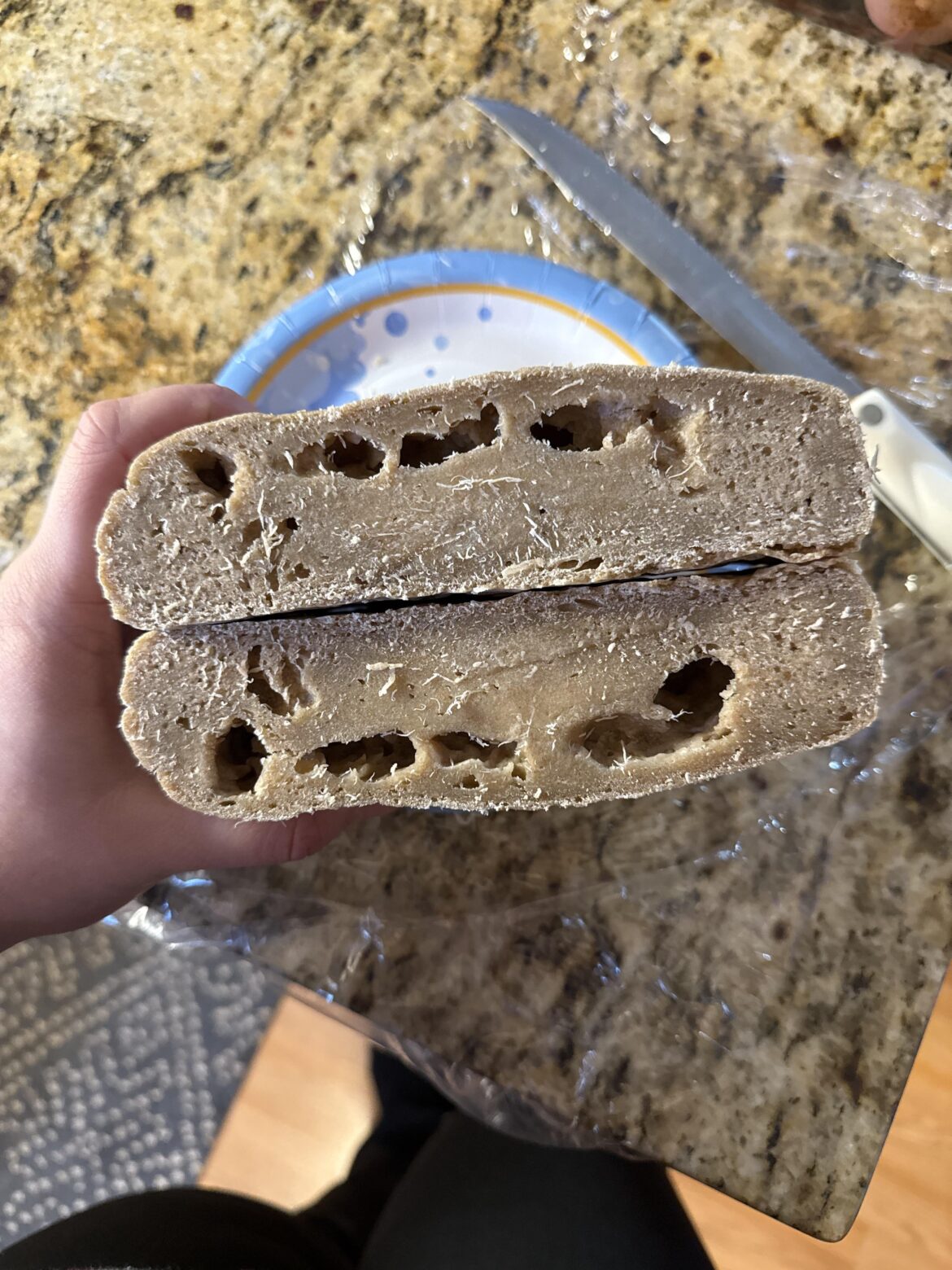 I was responsible for the bread today