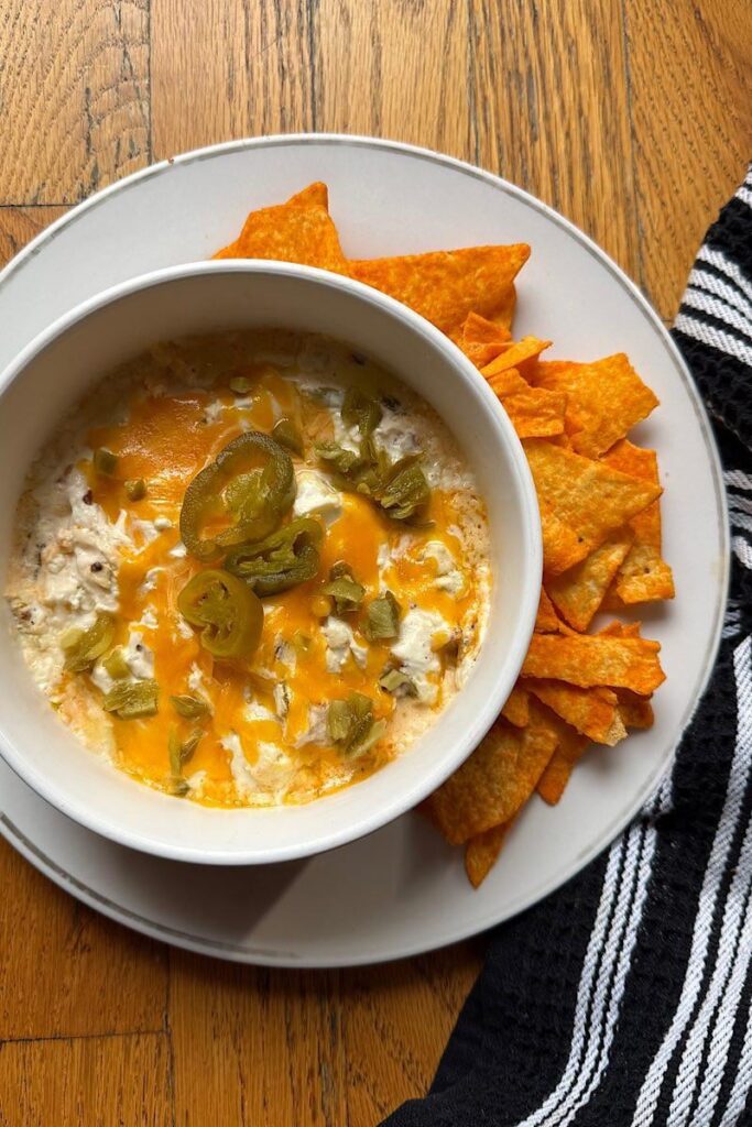 Jalapeno Popper Dip with Bacon