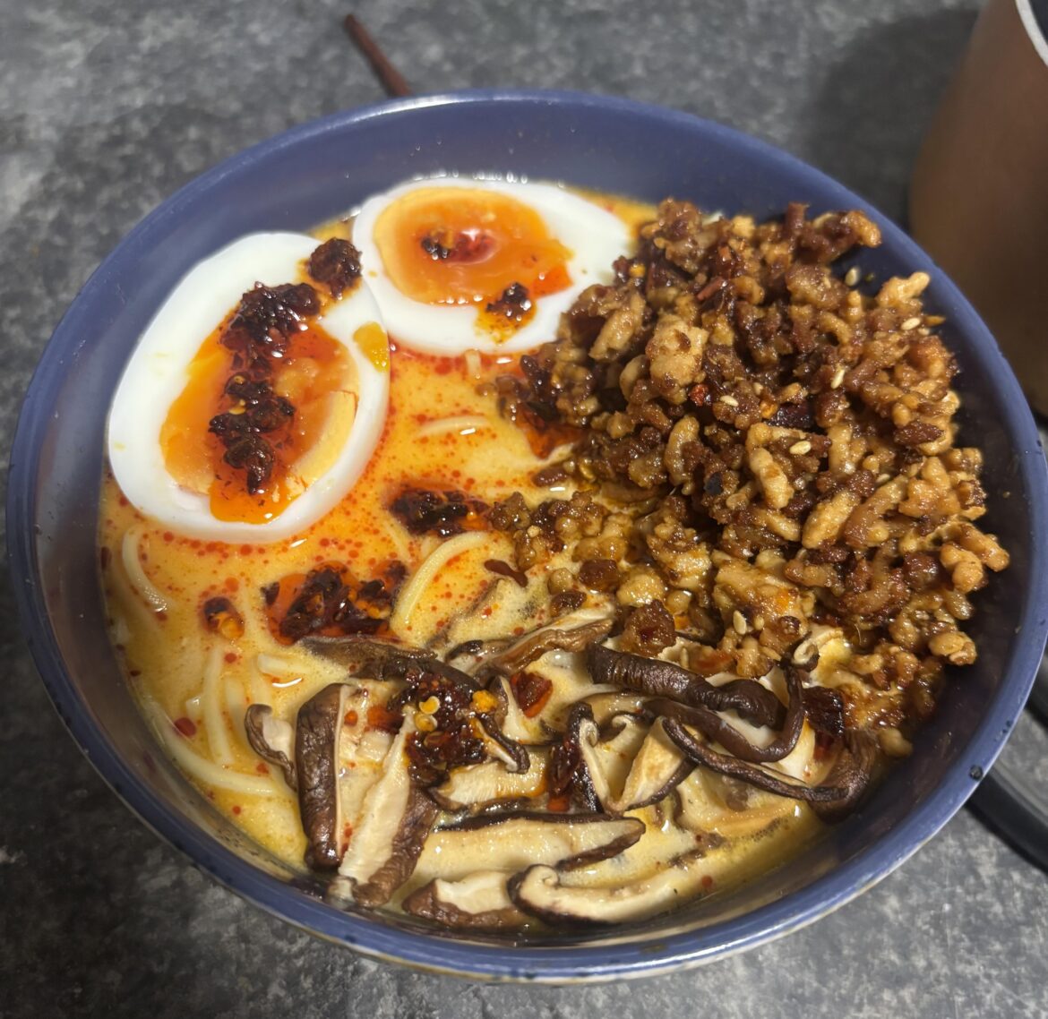 Tried Menraku brand Spicy Miso Tonkotsu for the first time