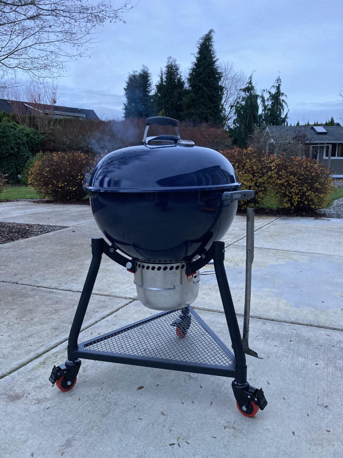 New Spider Grills cart