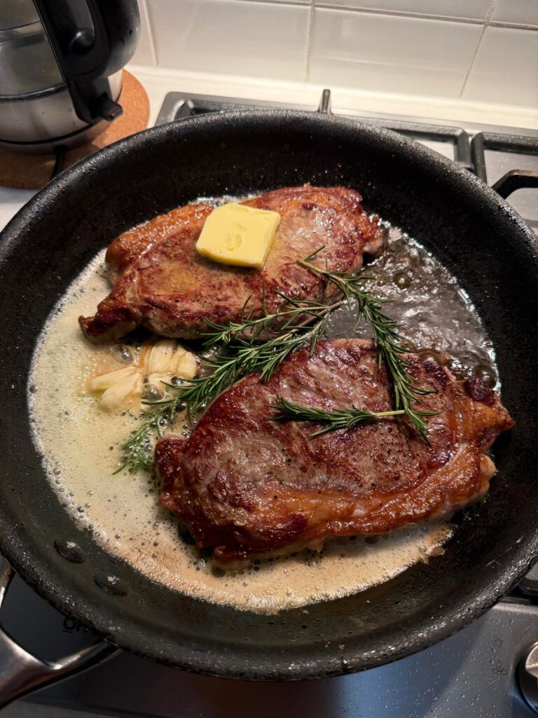 Fat juicy steak. I think I did ok?