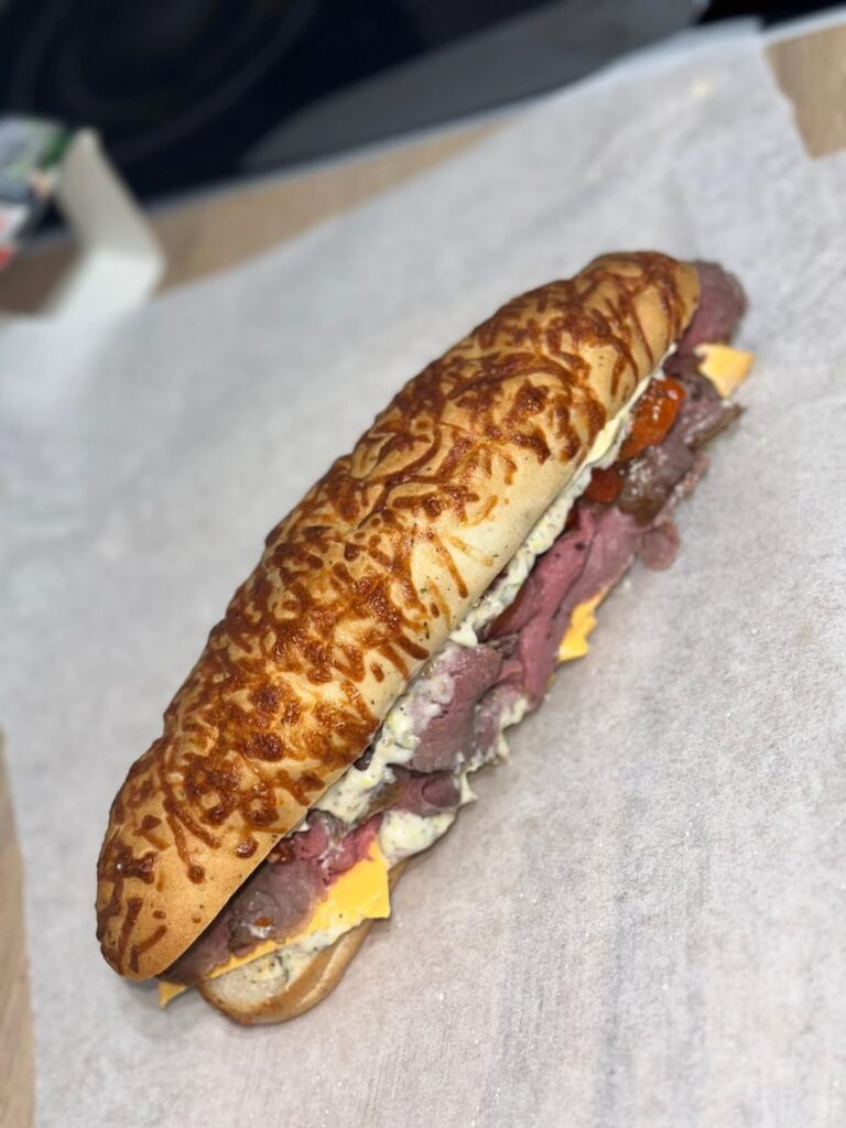 [Homemade] Roast Beef & Tomato Sub