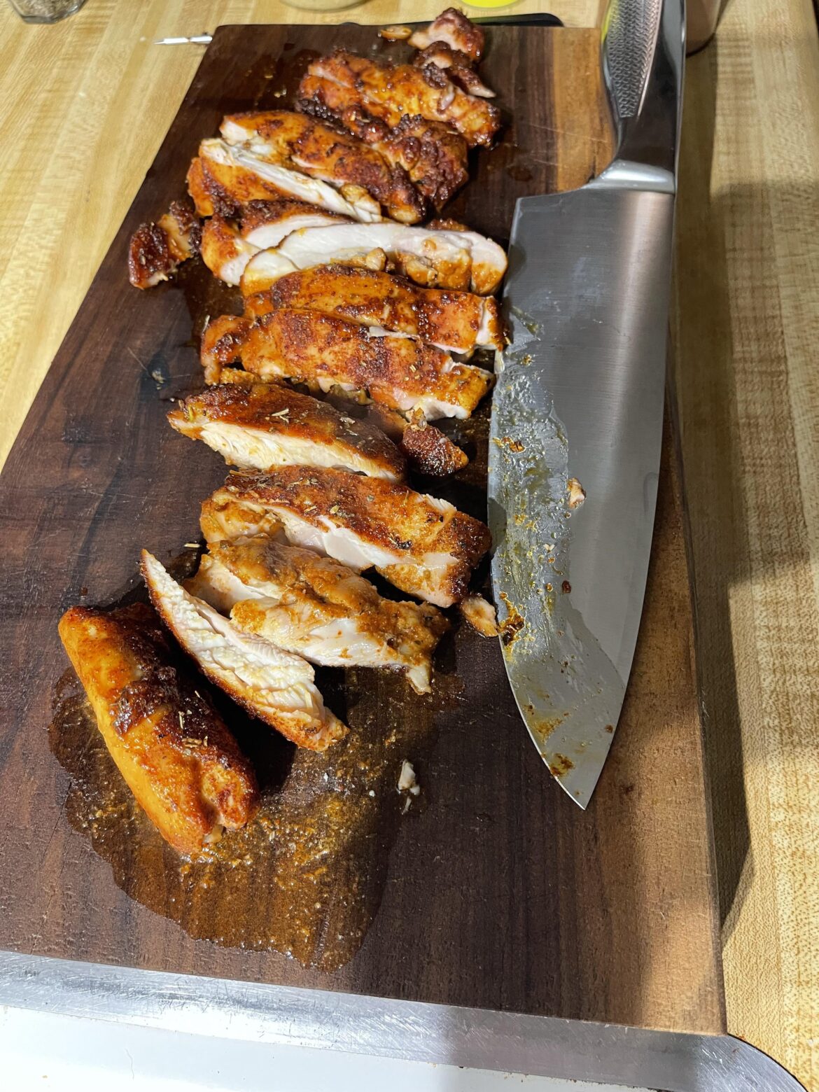 Rate my baked chicken thighs!