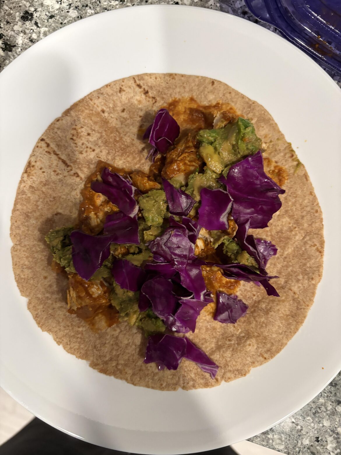 Dinner tonight made of the only 4 things in my fridge