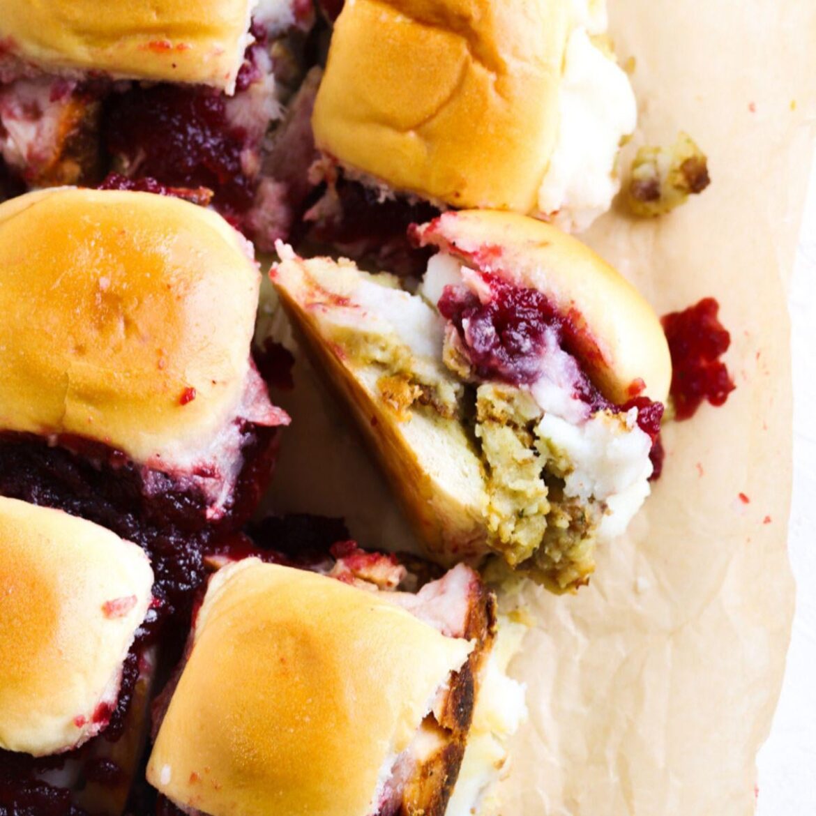 Thanksgiving Leftover Sliders