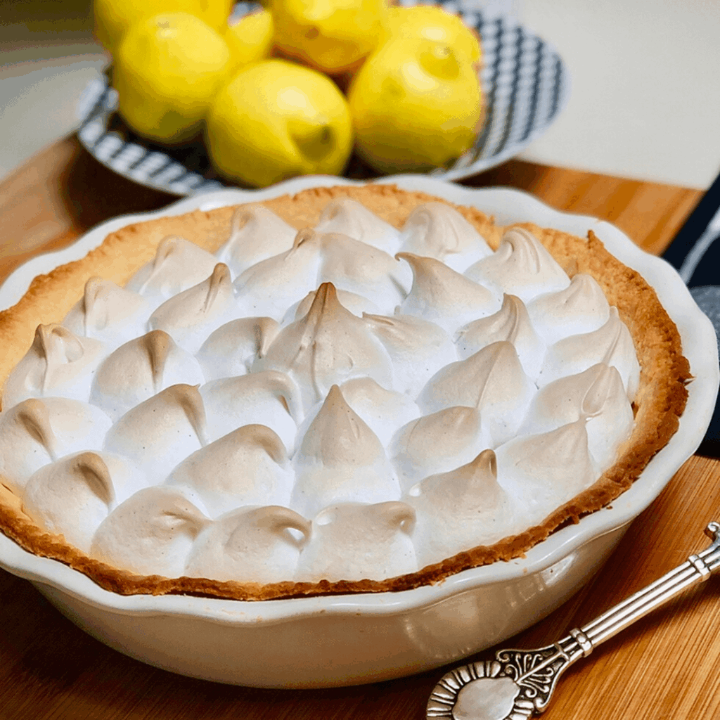 Today is my birthday & I'm having vegan lemon meringue pie 🍋 It's fabulous