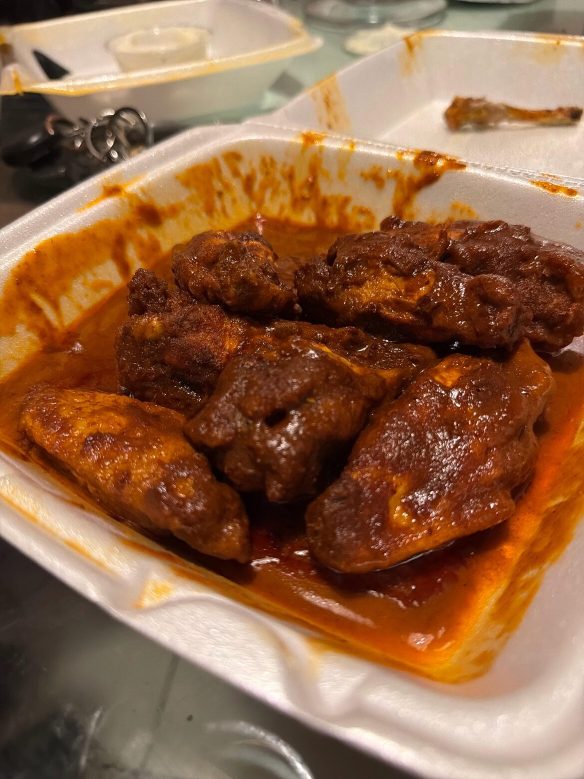 Mighty Wings in Kissimmee, FL. I knew I was in heaven when I asked them to give me their hottest wings and the guy said “hottest on the menu or hottest I can make them?”