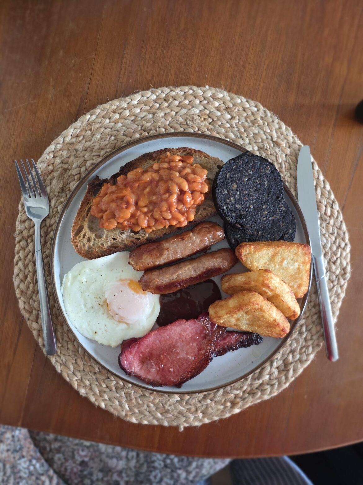 Sunday morning fry-up