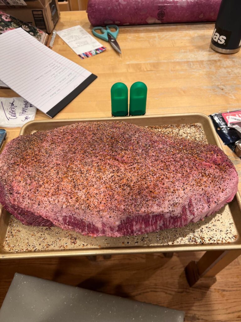 First brisket progress