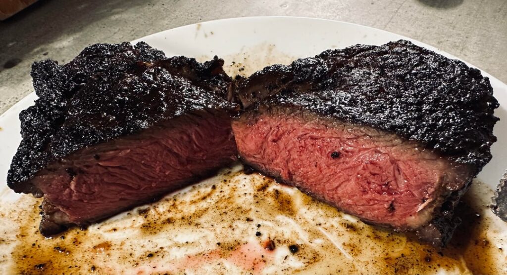 Tried out the old cast iron pan…