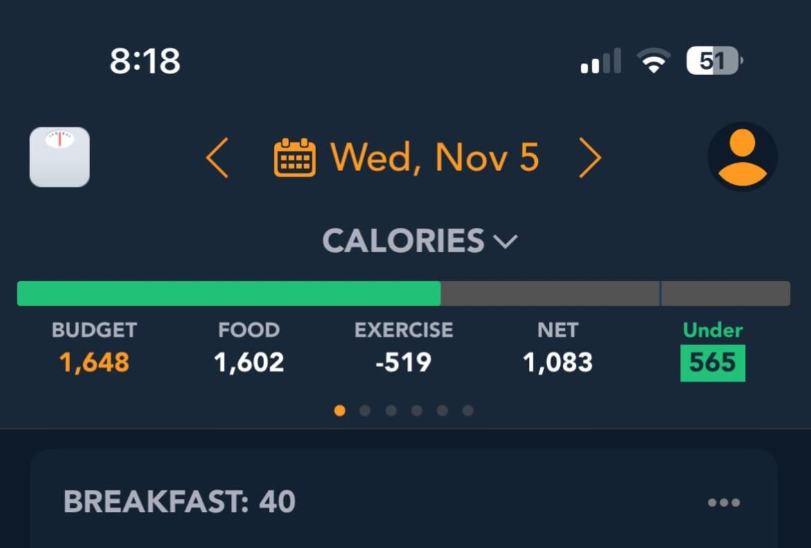 Do you count exercise calories?