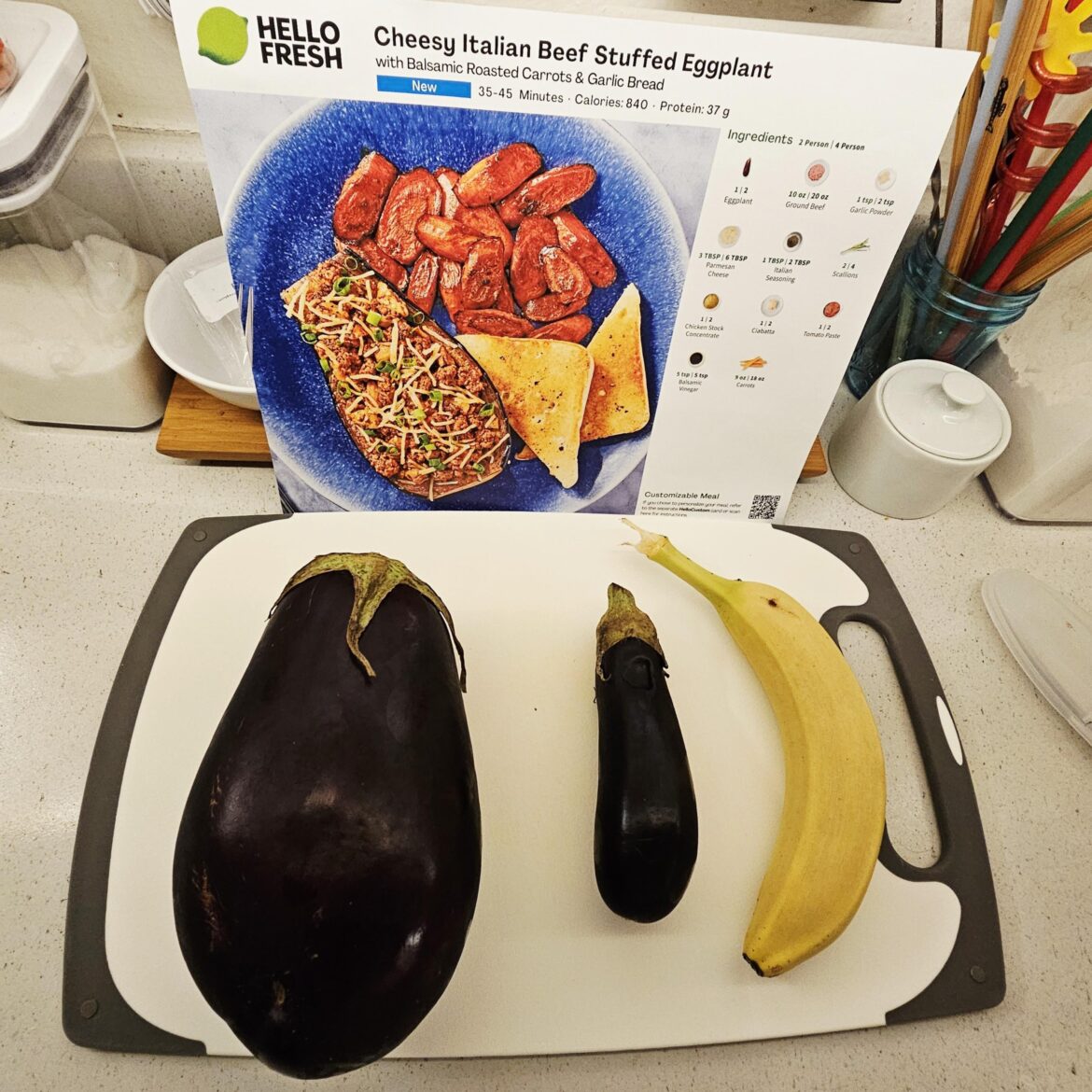 Cheesy Italian Beef Stuffed Eggplant