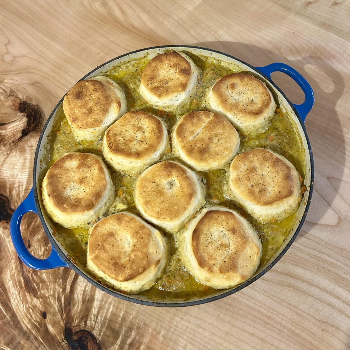 Biscuits in a sardine gravy, or as I like to call them, “Sea Biscuits”