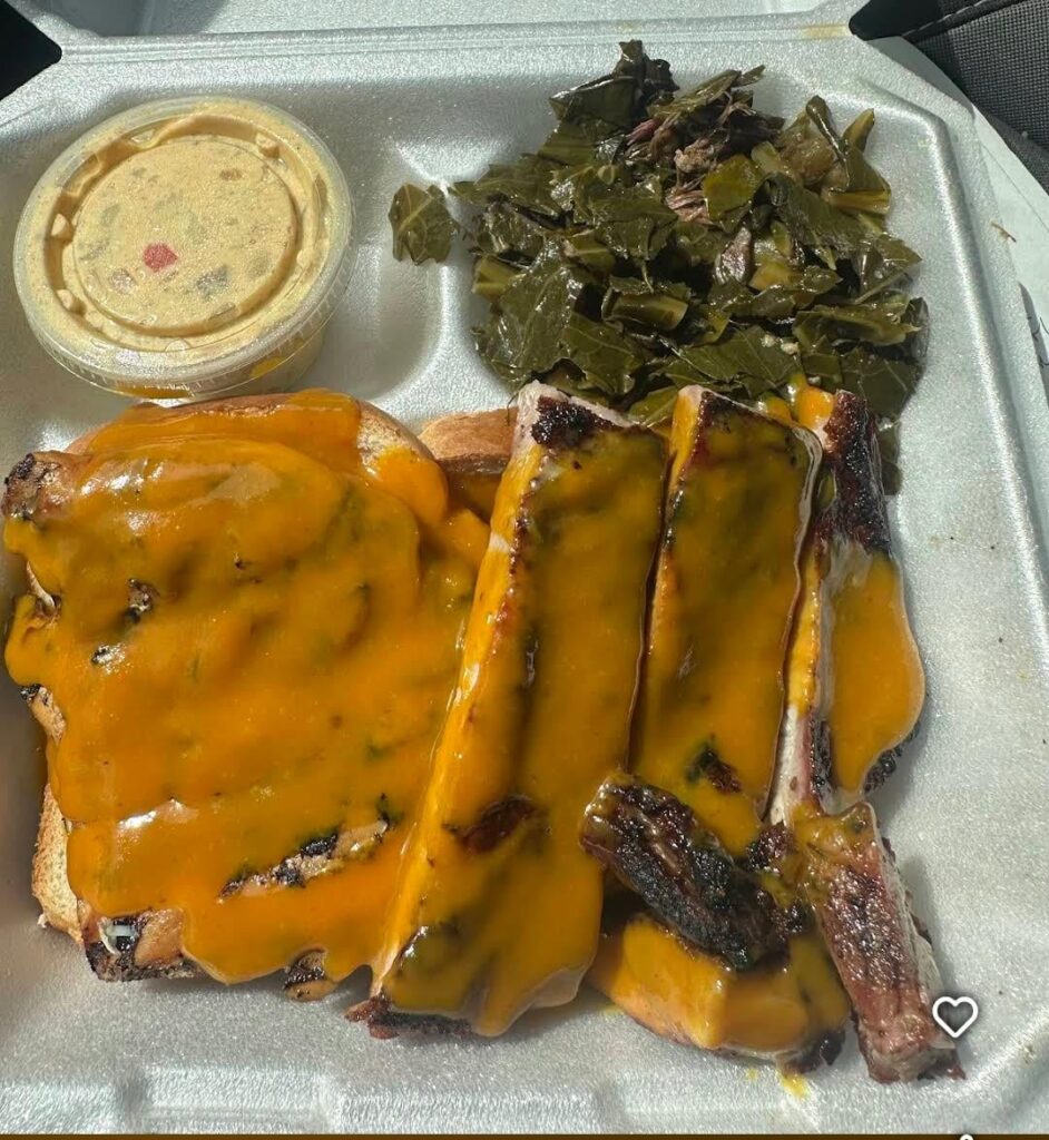 Orange Colored BBQ Sauce