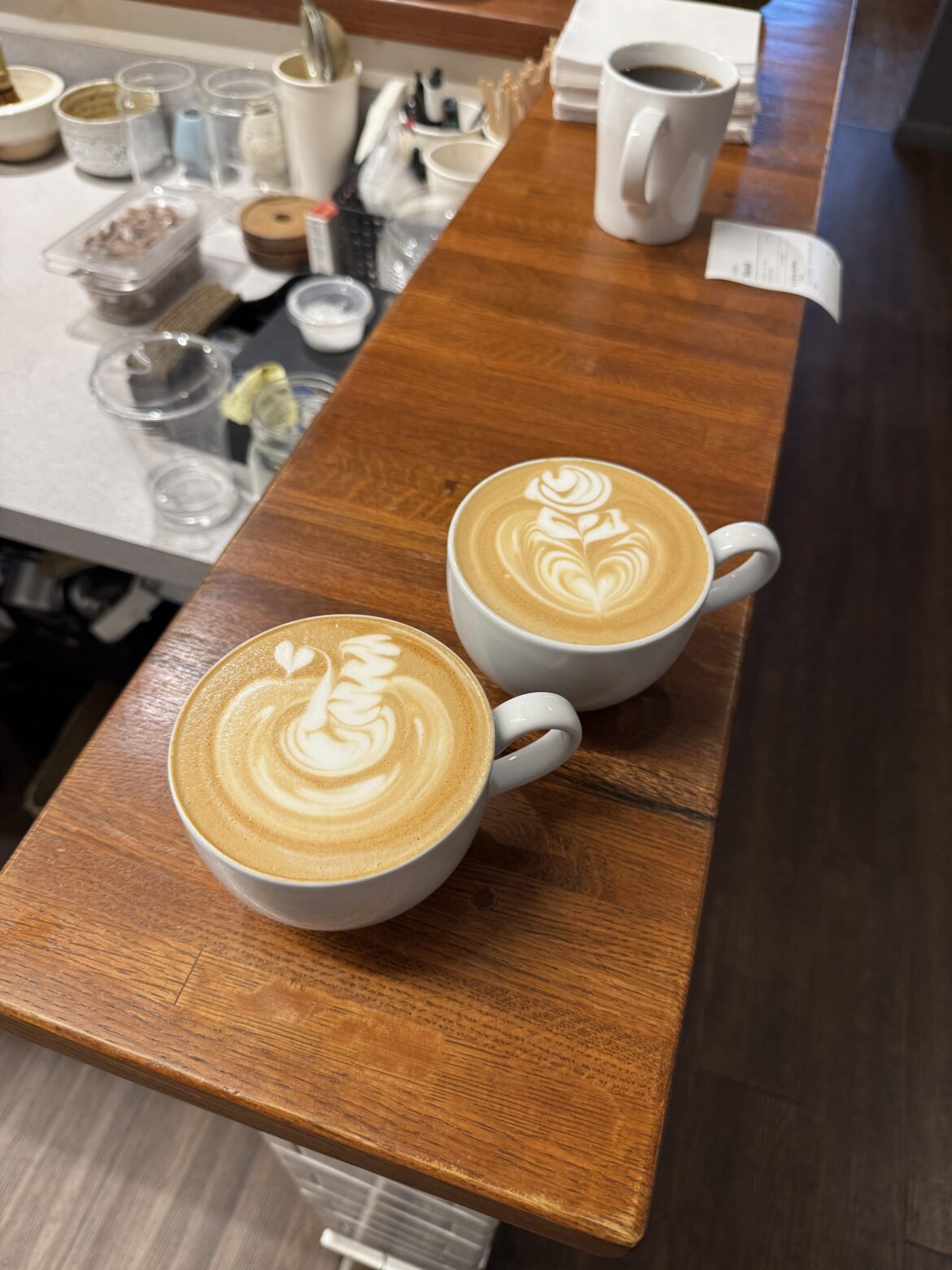 Two in service pours