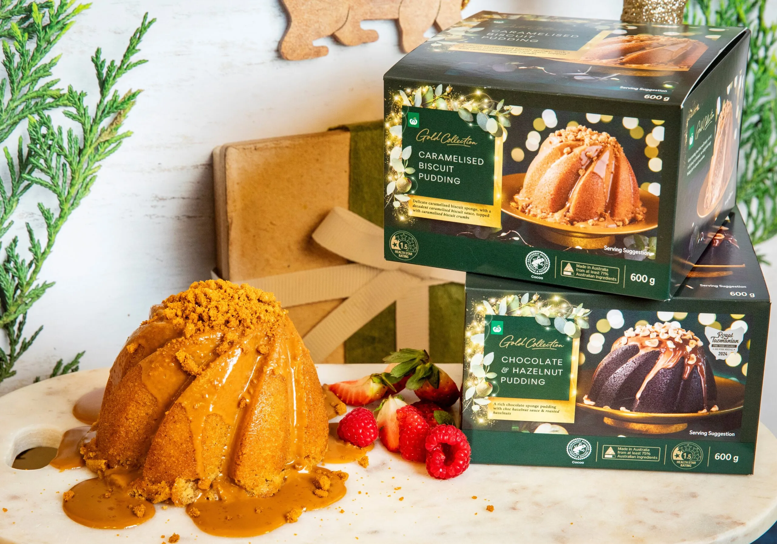 Gold Caramelised Biscuit Pudding