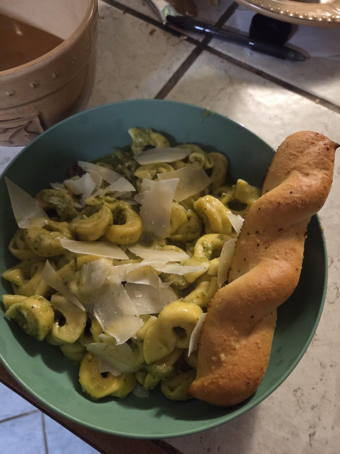 Pesto Cream Tortellini!
