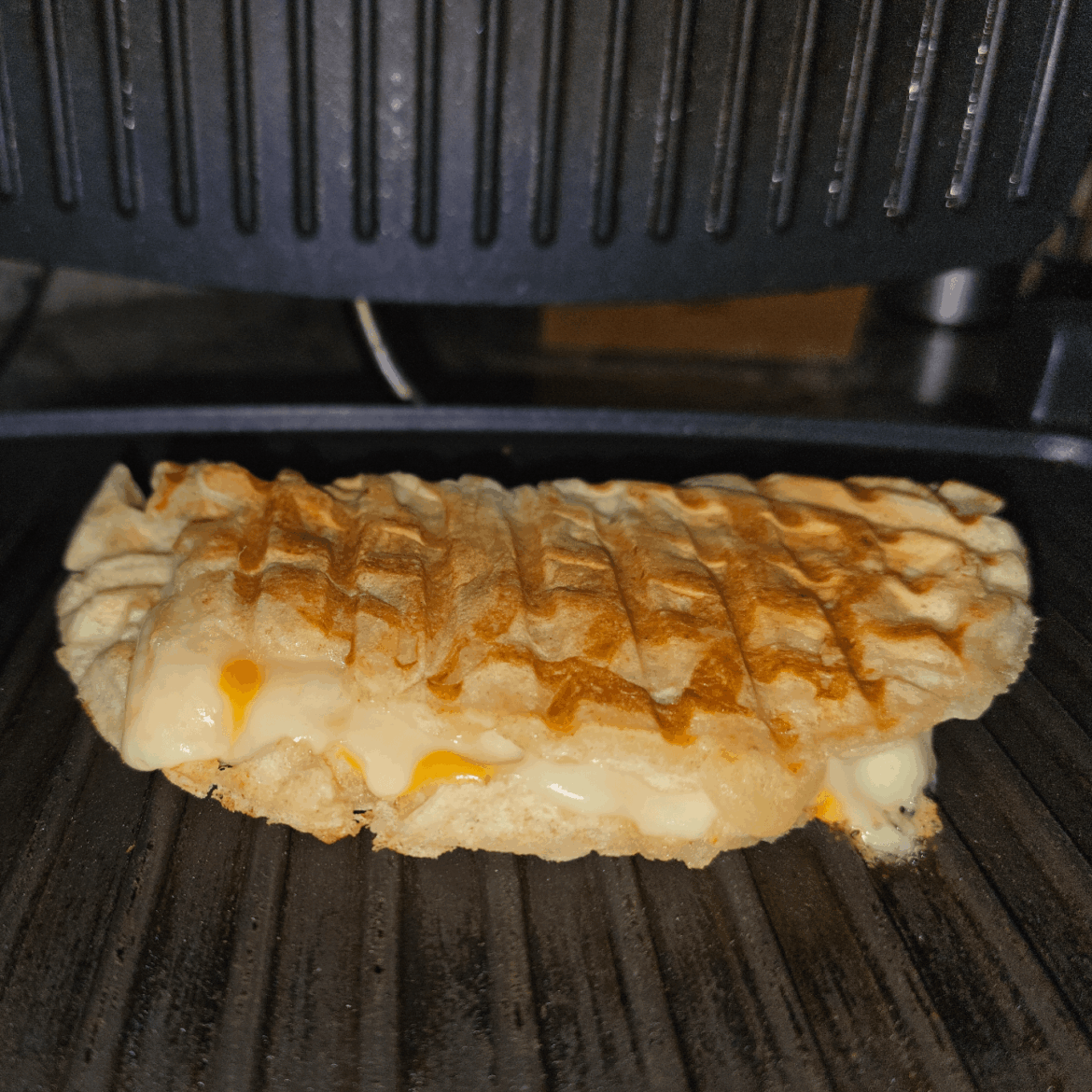 Waffle grilled cheese
