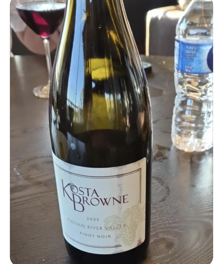 Played golf and bought this bottle of wine at the clubhouse for $120