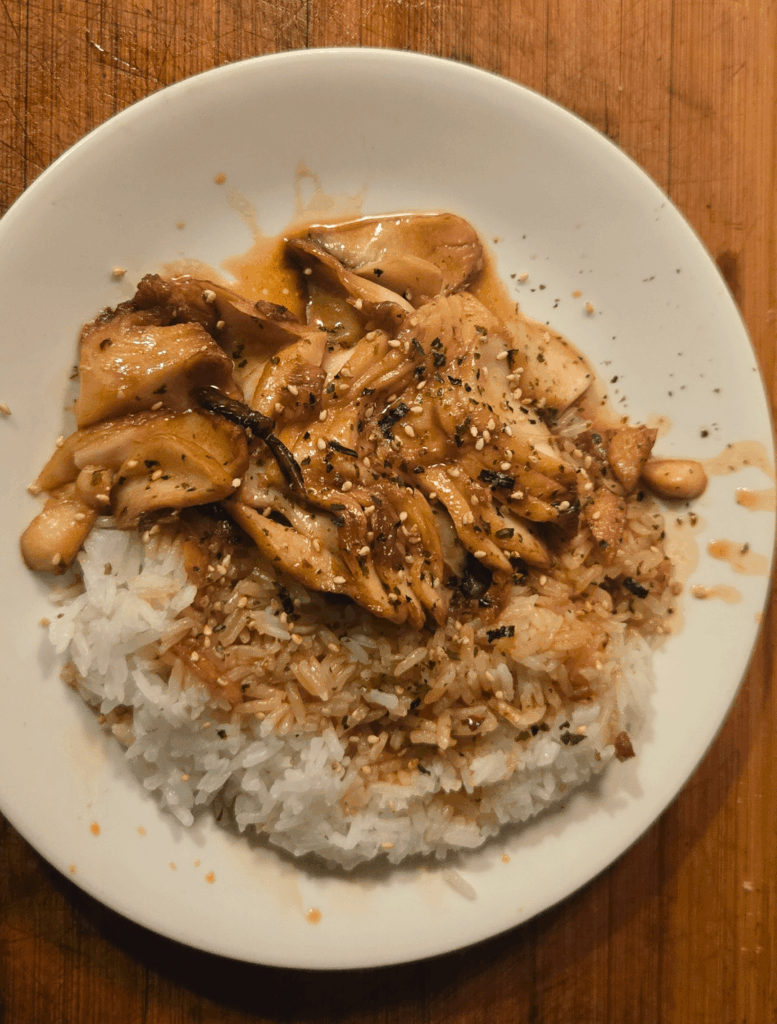 Freshly caught teriyaki black cod