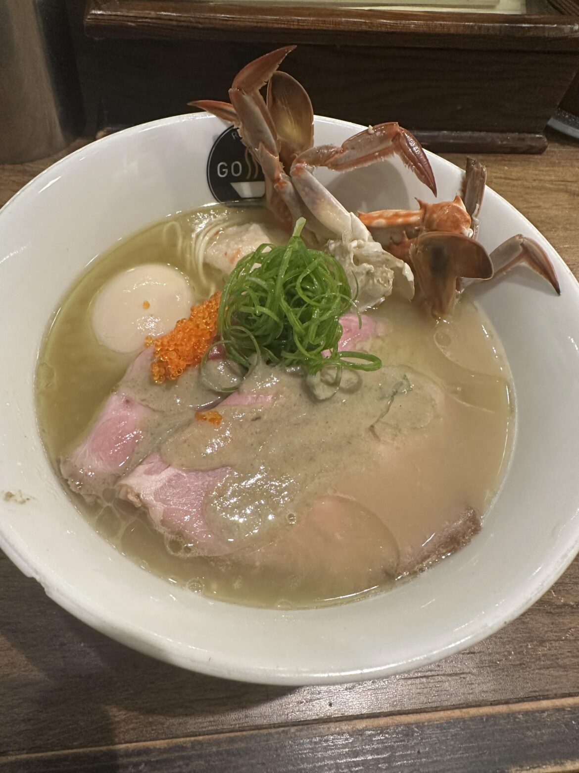The crab ramen I had in Tokyo was amazing!