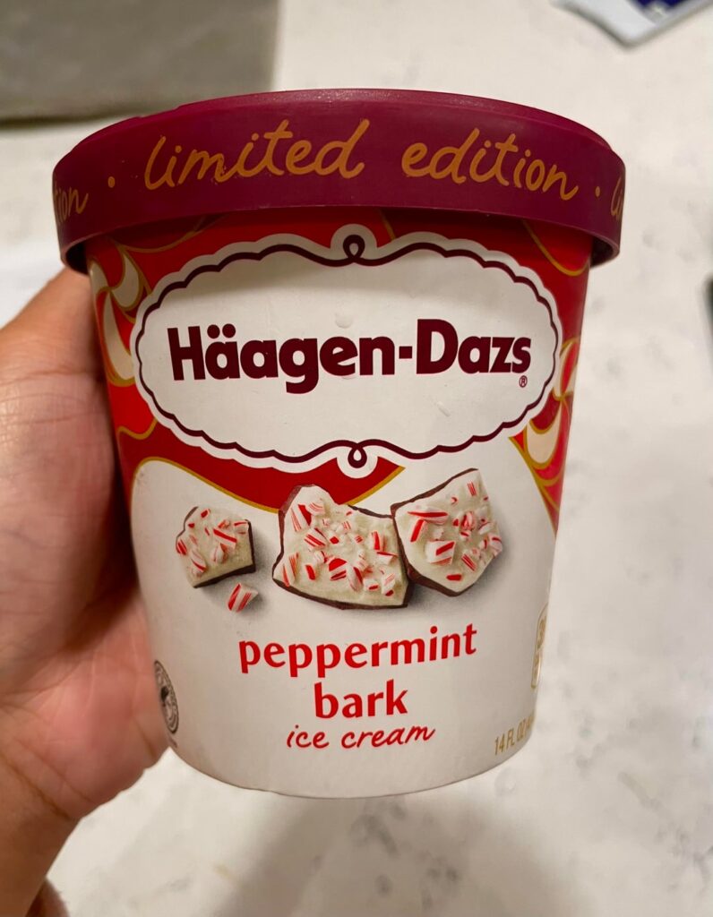 Haagen Dasz Peppermint Bark