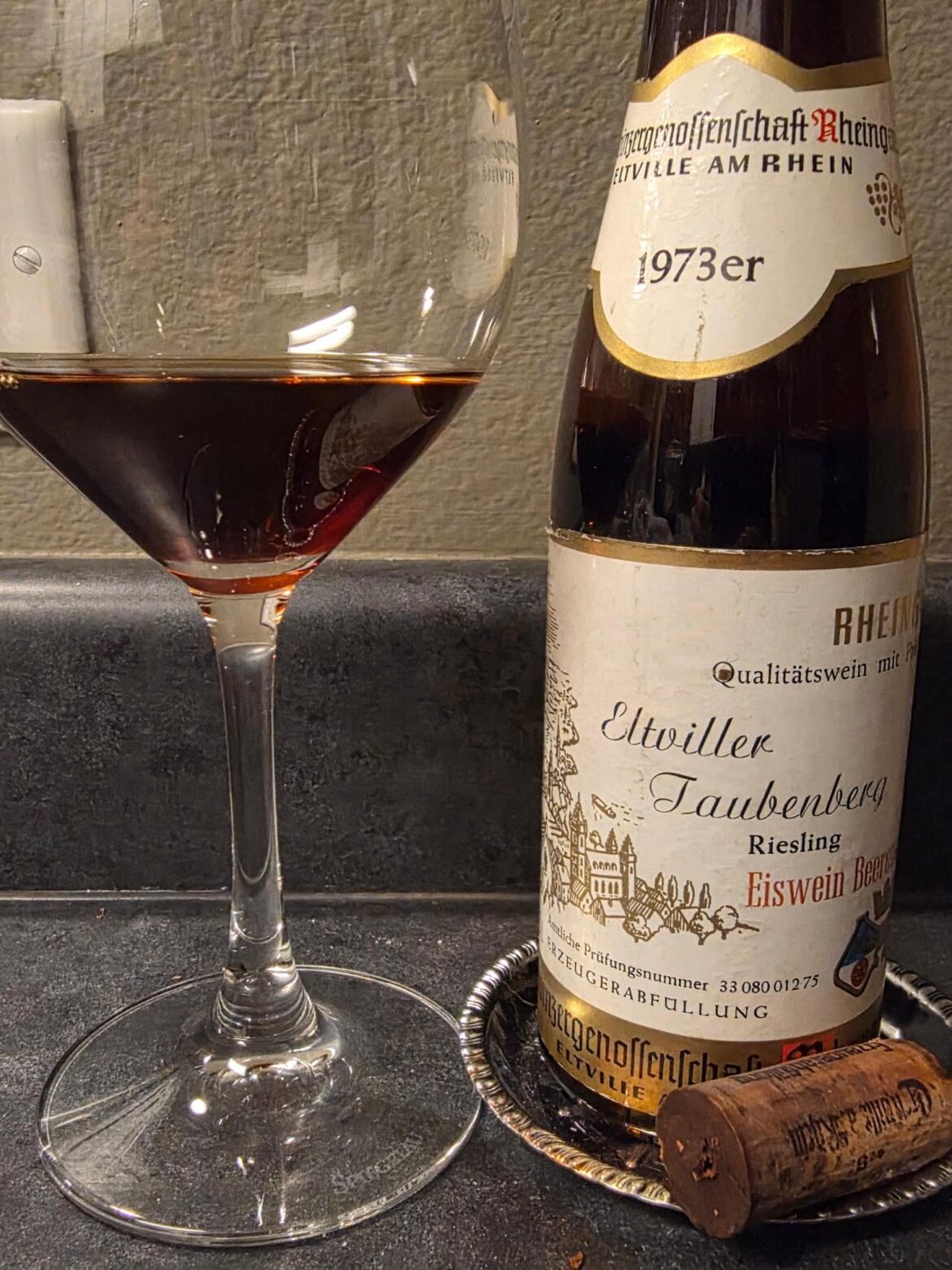 1973 Gebietswinzergenossenschaft, Eltville Faulberger Eiswein-Beerenauslese 1973 Gebietswinzergenossenschaft, Eltville Faulberger Eiswein-Beerenauslese