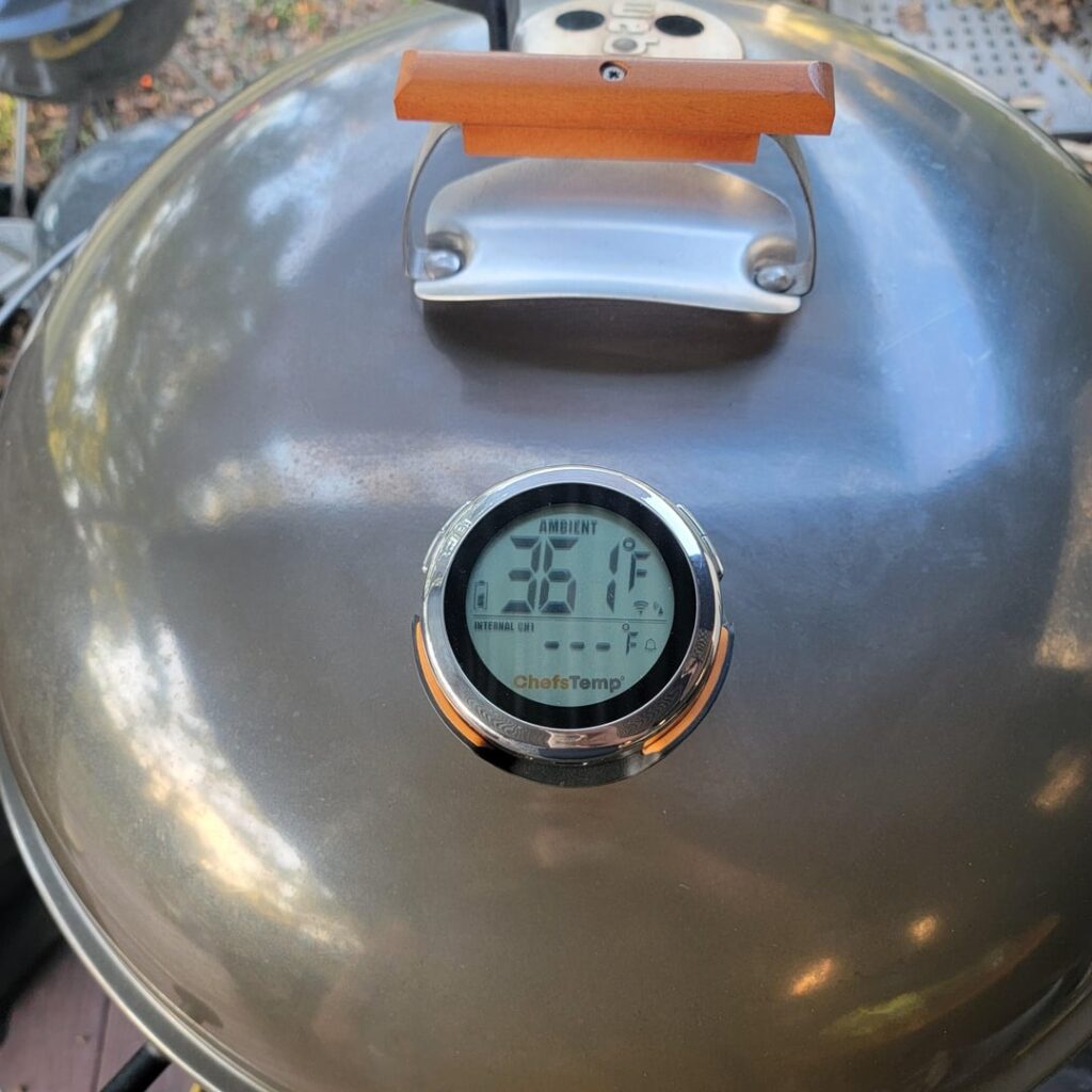 Grilling some wings and steaks for dinner today