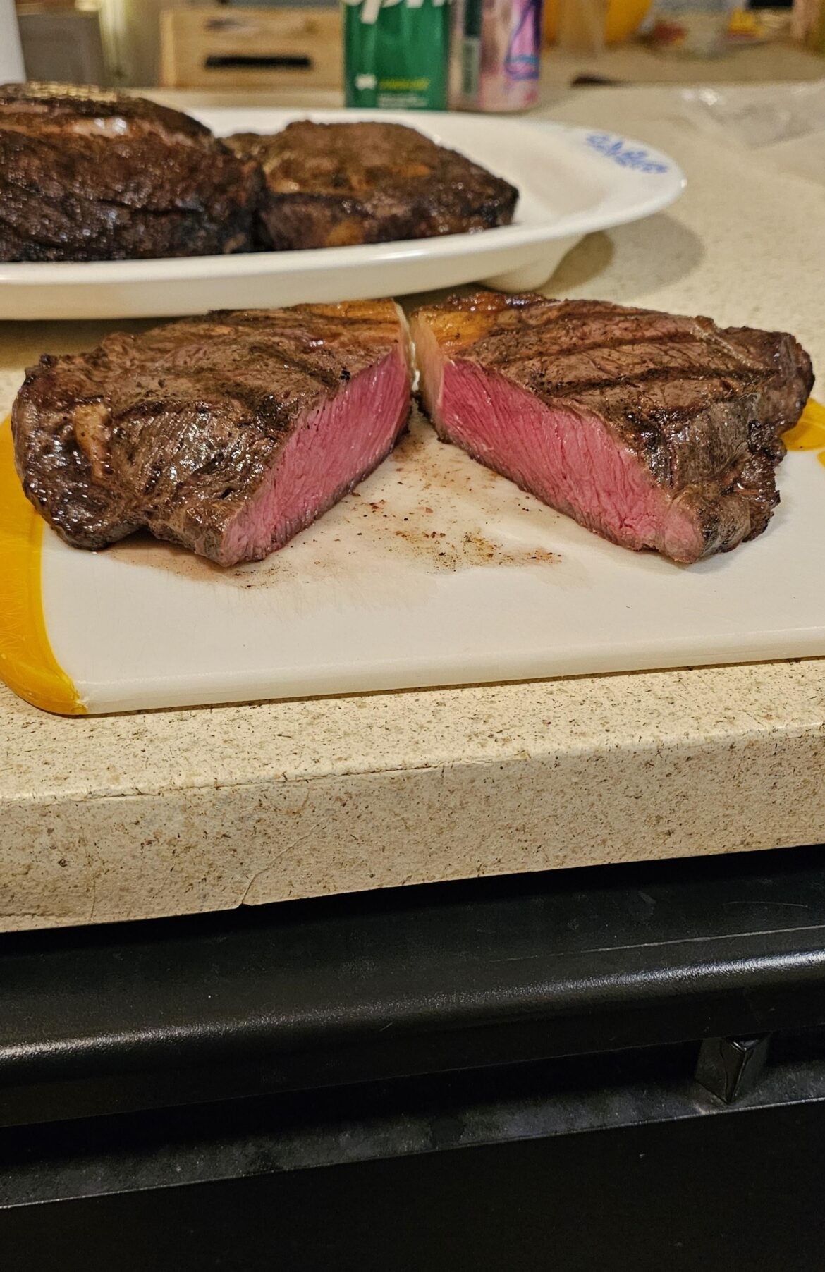 First time posting and also first time grilling Ribeyes. Happy Thanksgiving!