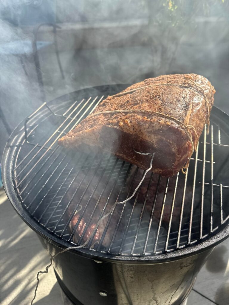 Smoked prime rib