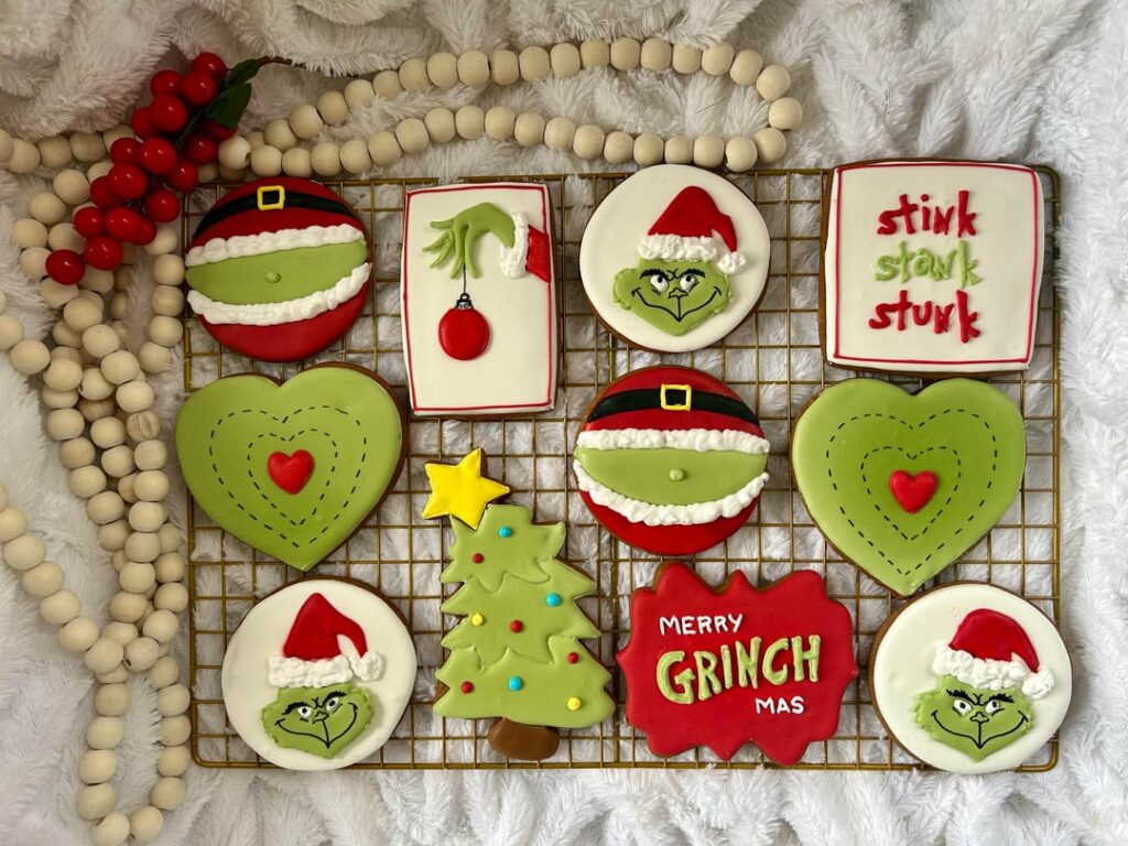 Grinch cookies!