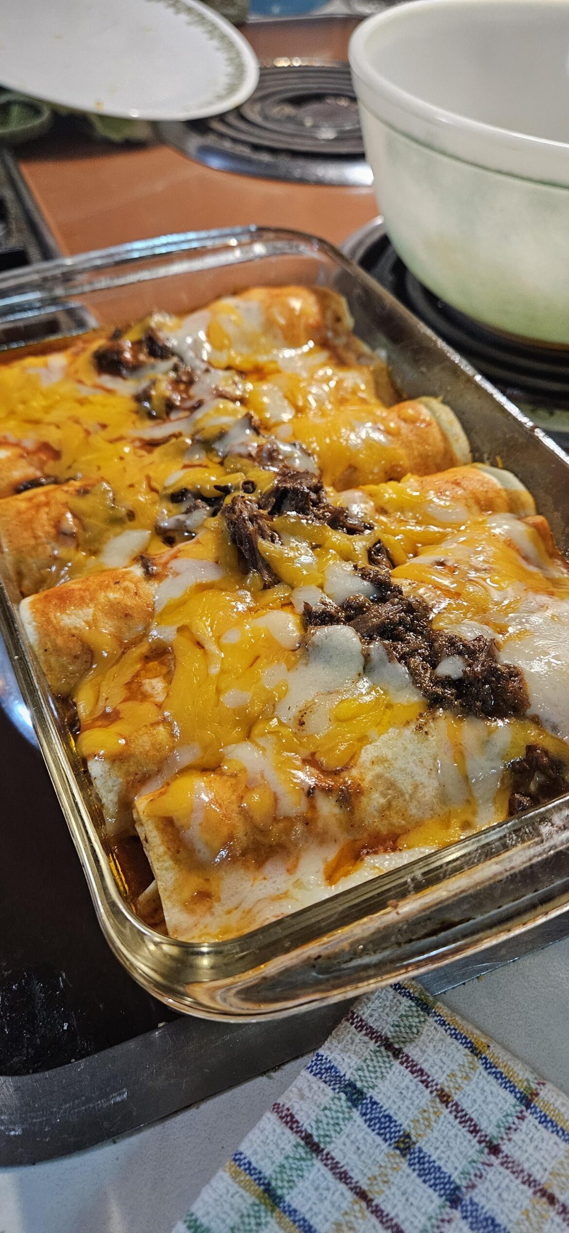 Birria enchiladas