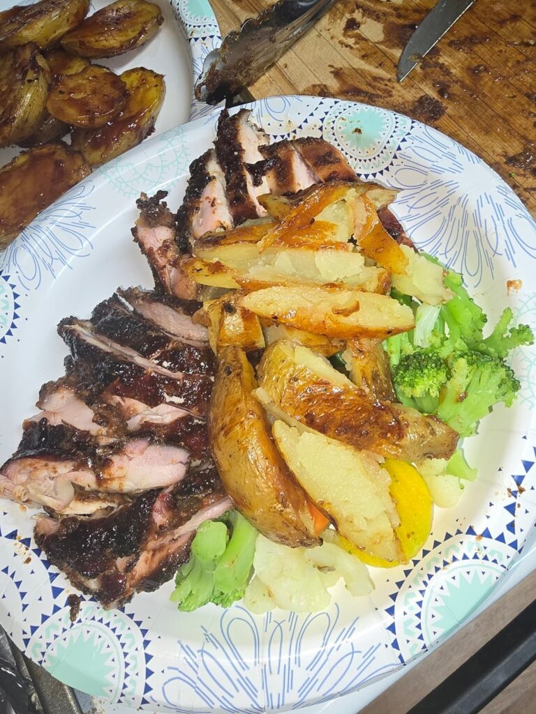 My first time smoking meat  was on a tiktok bullet smoker