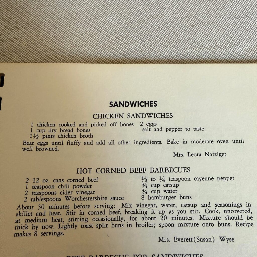 More Mennonite Recipes