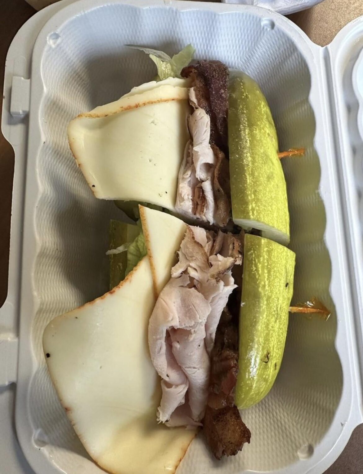 Decided to try the pickle sandwich